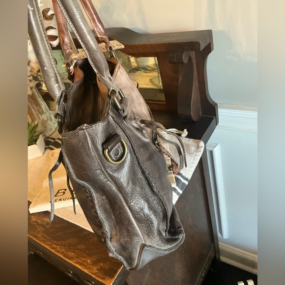 NWT Bed Stu Rockababy Leather Satchel Shoulder Crossbody Bag Starry Night $300 - Picture 5 of 15